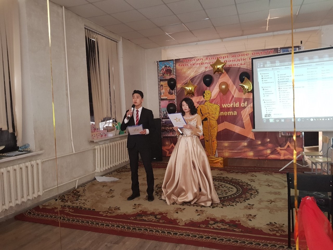 «Шетел тілі және оқыту әдістемелері» ПЦК-ның декадасы аясындағы  «Кино әлемінде»  кинофестивальдың жабылу салтанаты